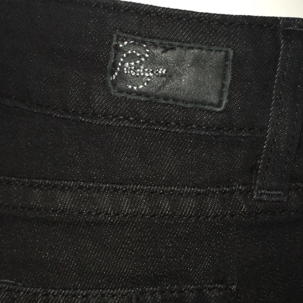 Denim 4-way stretch black skinny jeans. - Picture 4 of 7